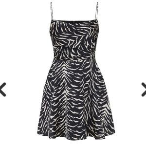 NWT Autumn Adeigbo Jules Dress in White Tiger Sz 6 MSRP $565